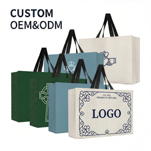 Bolsa de Compras Reciclable con Impresión Personalizada, Bolsa de Ropa de Tela No Tejida de Color con Logotipo, Ecológica - Product Image 1