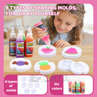 Set Pembuat Air Gel Sensorik Hewan Peliharaan Zhorya Diy Aqua Fairy, Perlengkapan Mainan Peri Air Ajaib untuk Anak