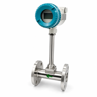 Débitmètre Vortex Numérique à Alimentation par Batterie 3.6V, à Insertion DN300-DN1000, pour Vapeur Surchauffée, IP65, Sortie Impulsionnelle, Gaz