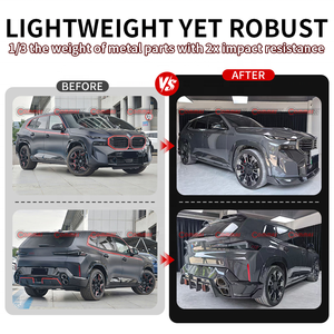 Kit de Carrocería de Fibra de Carbono Seca de Alta Calidad, Estilo La-rte, para BMW XM G09, Alerón Delantero y Trasero, Faldones Laterales, Capó, Spoiler - Product Image 2
