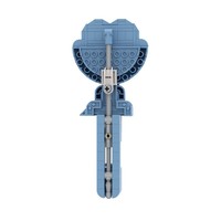 Set de Bloques de Construcción MOC, Figura en Forma de Serpiente, Modelo de Grabador de Voz con Forma de Rábano, Juguete de Ensamblaje con Ladrillos de Partículas Pequeñas para Decoración de Escritorio