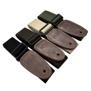 M33 Gitaarband, Met <span class=keywords><strong>Pick</strong></span>-Houder, Verstelbaar Katoen, Meerlagige Synthetische Lederen Uiteinden, Past Akoestisch, Elektrisch, Bas - Product Image 5