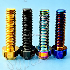Tornillos Torx de Titanio GR5 de Alta Resistencia, Color Azul y Dorado Quemado, M6 M8 M10, para Bicicletas de Montaña/Carretera - Product Image 3