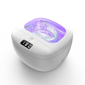 2025 nuevo inalámbrico 140Ml 45kHz UV limpiadores dentales ultrasónicos alineador de dientes postizos protector bucal limpiador ultrasónico de dentaduras postizas - Product Image 1