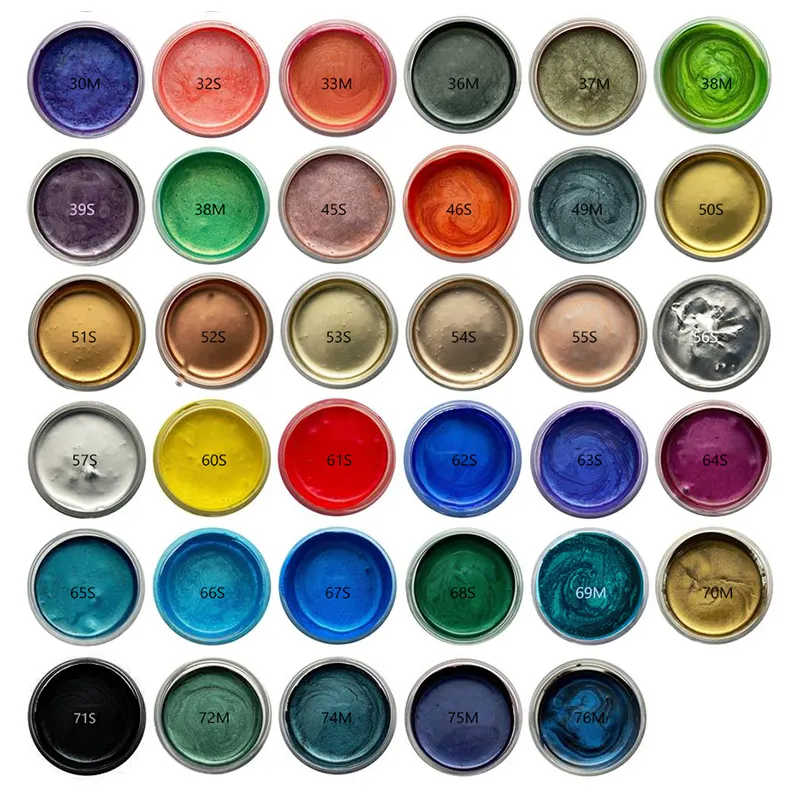 Personalized customization epoxy pigment paste mica pigment paste 100 color epoxy resin pigment