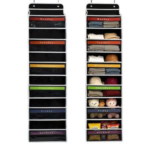 <b>Wall</b> <b>Mounted</b> Non-Woven Fabric Clothes Closet Stuffed Animal Storage Bag Wardrobe 6 Tier <b>Shelf</b> Over the Door Hanging Organizer - Product Image 5