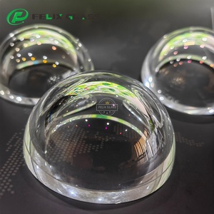 Custom AR Coated Optical Glass Dome Hemisphere Lens for <b>Security</b> <b>Camera</b> & Industrial Sensor - Product Image 5