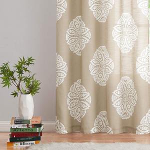 <span class=keywords><strong>Cortinas</strong></span> <span class=keywords><strong>semiopacas</strong></span> impresas para decoración de sala de estar, dormitorio, estudio, para uso en apartamentos - Product Image 5