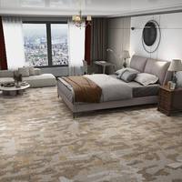 Tapis de luxe moderne personnalisé pour salon, en nylon, design imprimé, tapis mural, tapis de chambre d'hôtel pour hôtel 5 étoiles