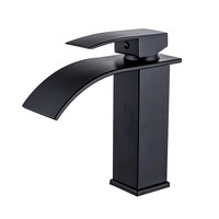 Robinet de lavabo thermostatique moderne et contemporain en laiton, monotrou, eau froide, pour salle de bain domestique