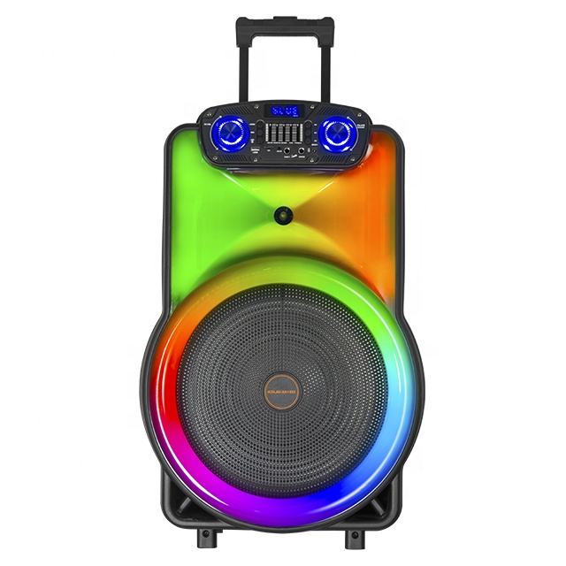 Boxa portabila Audio Kolav 1502, Functie Bluetooth, SD Card, USB, 300w, Jocuri de lumini, Control Volum/Bass/Treble, Negru - Boxe portabile - atMag.ro