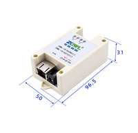 Módulo de Relé de Red Ethernet con Salida de 2 Canales, Comunicación TCP/IP Pura, Protocolo Modbus RTU, Entradas con Aislamiento Óptico, Aplicación Web