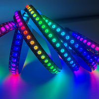 Prix de gros, bande LED WS2815 adressable, 10 mm de largeur, 144 LED par mètre, DC24V, un LED par pixel