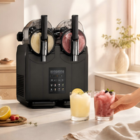 Máquina Portátil para Preparar Bebidas Frías y Batidos de Doble Sabor con Textura Ajustable para Hoteles, Hogares y Bares