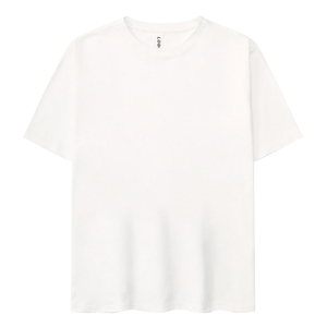 T-shirt décontracté unisexe grande taille en coton épais tricoté 240g à manches courtes imprimé sur mesure pour homme – Collection Streetwear tendance - Product Image 3