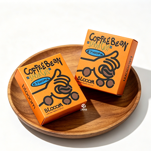 Boîtes alimentaires personnalisées de luxe imprimées, cartons en carton épais blanc à ouverture facile pour café, thé, noix, snacks, avec logo, petites commandes. - Product Image 2