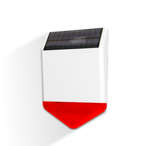 Sirena de alarma solar para exteriores <span class=keywords><strong>KERUI</strong></span>, alarma de 120db, sonido, Control remoto, sirena de alarma solar para exteriores - Product Image 1