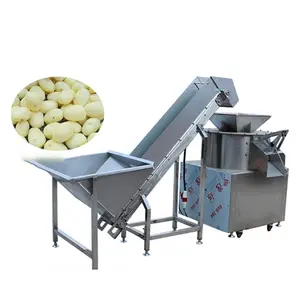 Peladora de verduras automática comercial, peladora eléctrica de patatas dulces de Taro, máquina de lavado y pelado
