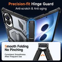 Funda Magnética Plegable para Teléfono con Bisagra de Eje Central, Protección Total a Prueba de Golpes para Samsung Galaxy Z Fold 8 Wide