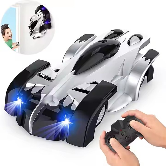 RC Cross-Border Remote Control Wall-Climbing Stunt Car 360 Roll 4-Channel Indoor-Outdoor Toys for Kids Charger Christmas Gift