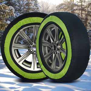 Chaînes à <span class=keywords><strong>neige</strong></span> de haute qualité à couverture intégrale pour pneus de voiture, en tissu, installation facile, pour <span class=keywords><strong>SUV</strong></span> et MPV, état neuf - Product Image 3
