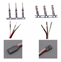 Mayatech 10 Kits de Connecteurs Servo DIY 3 Broches Mâle et Femelle Plaqués Or Type JR pour Avion RC, Multirotor, Quadricoptère, Composite