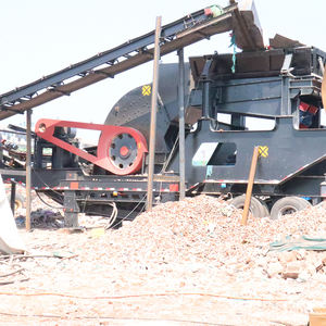 Mobiler flexibler Reifen Grob sand Goldmine ausrüstung Tragbarer Steinbrecher - Product Image 3