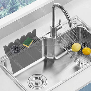 Piastra di ritegno a prova di spruzzi d'acqua per lavello da cucina con ventosa resistente piastra deflettore in Silicone impermeabile paraspruzzi d'acqua <span class=keywords><strong>Baff</strong></span> - Product Image 2