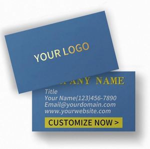 Cartes de visite de luxe personnalisées avec vernis sélectif, estampage à chaud et gaufrage |   Fournisseur de papier haut de gamme pour l'image de marque - Product Image 6