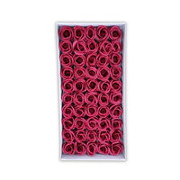 50 pièces/boîte 4 couches Floral Coloré Savon Essentielle Parfumée Mariage Boîtes à Fleurs Fleur Artificielle Rose Savon Fleur