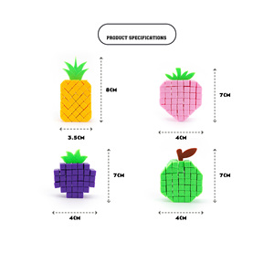 Série de jouets créatifs télescopiques en forme de fruits imprimés en 3D, jouets de décompression et rétractables, nouveautés et gadgets créatifs - Product Image 1