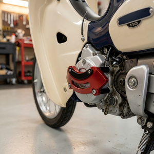 Cubierta del Cárter del Motor Izquierdo, Tapa Lateral del Estator, Repuesto de Piezas del Motor de Motocicleta para <span class=keywords><strong>Honda</strong></span> <span class=keywords><strong>Super</strong></span> <span class=keywords><strong>Cub</strong></span> <span class=keywords><strong>110</strong></span> C110 - Product Image 6