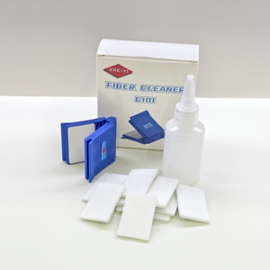 Hot Popular Multi-Fibra Toallitas sin polvo Fibra Wipe-Clip FTTH Kit de limpiador de fibra óptica - Product Image 6