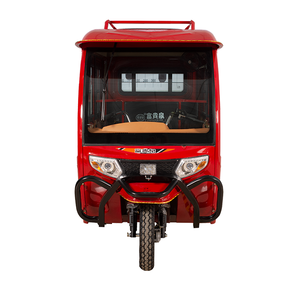 Tricycle électrique à trois roues FGQ PCT-03, cabine de conduite chinoise, grande capacité de charge, ouvert, charge utile de 300 à 400 kg, utilisation de marchandises, cadre en acier, frein à disque avant - Product Image 3