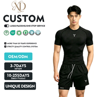 Ensemble d'entraînement personnalisé MMA : Rashguard, T-shirt de lutte tricoté, Short, Impression par transfert thermique, Polyester, Séchage rapide, Coupe ajustée, Léger, Idéal pour l'été