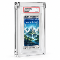 Booster acrylique |   Support de carte avec protection UV |   Pour les collectionneurs de PSA/Yu-Gi-Oh et les magasins de jeux