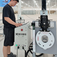 Petite machine de découpe laser à fibre mini haute vitesse, conception CNC, fonctionnement sans logiciel pour tubes métalliques carrés et ronds