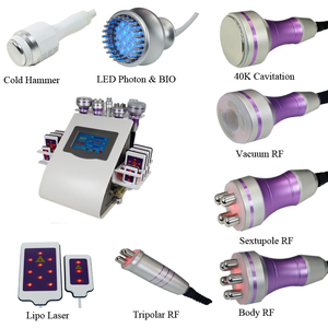 AU-61E Kim 8 Sistema de Adelgazamiento, Cavitación al Vacío, Radiofrecuencia y Terapia de Luz LED, Masaje Facial RF, Equipo 8 en 1 - Product Image 1