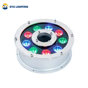 SYA-502-160 özelleştirme su geçirmez sualtı çeşme RGB LED Spot işık aydınlatma gölet DMX512