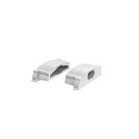 Extrusion de canal de montage en Surface 17.8x5.1MM avec diffuseur de lentille givrée PC profilé en aluminium Flexible de bande LED