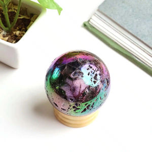 Esfera de Cristal de Esferalita Aura al por Mayor, Bola Decorativa Pulida de Feng Shui para el Hogar, Oficina y Regalo de Pascua - Product Image 6