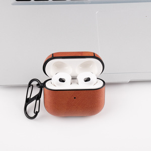 Funda de cubo cuadrado de cuero genuino para Airpod <span class=keywords><strong>6</strong></span> 1 2 Pro - Product Image 5