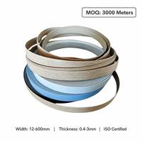 Bande de chant PVC effet bois 95% similaire, 0,4-3 mm, pour panneaux de meubles et armoires, usine MINGBANG
