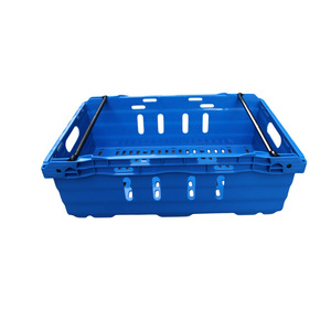 Paniers de tri et de présentation en plastique Duohui pour fruits et légumes, paniers de transport bleus épaissis et ajourés pour produits frais - Product Image 1