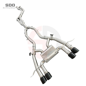 Tuyaux d'échappement Catback en acier inoxydable SD 304 pour BMW M3/M4 G80/G82/G8X 3.0T 2021-2026, système d'échappement de tuning, <span class=keywords><strong>double</strong></span> tuyaux - Product Image 2