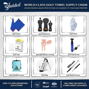 Funda para Palos <span class=keywords><strong>de</strong></span> <span class=keywords><strong>Golf</strong></span> Sostenible, Resistente al Agua, <span class=keywords><strong>de</strong></span> PU, con Bordado Personalizado, para Driver y Madera, Fabricante OEM, Marca Verde - Product Image 2