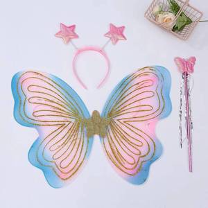 Disfraz de Mariposa para Niñas, Disfraz de Princesa Hada para Fiesta de Cumpleaños, con Alas de Plástico - Product Image 5