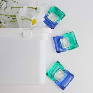 Capsules de savon haute capacité PVA film soluble dans l'eau liquide lessive forme de dosette boule détergent à lessive dosette - Product Image 1