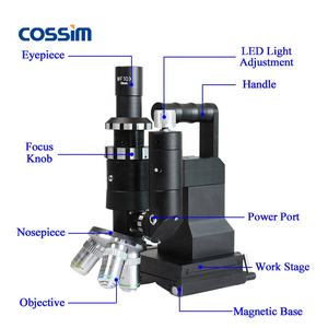BJX-<span class=keywords><strong>1000</strong></span> ポータブル500倍磁気ベース金属顕微鏡 電子金属組織顕微鏡（オプションの分析ソフトウェア付き） - Product Image 3