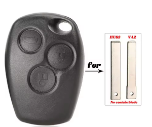 Coque de clé de <span class=keywords><strong>voiture</strong></span> télécommande 3 boutons sans lame pour Renault Dacia Modus <span class=keywords><strong>Clio</strong></span> 3 Twingo Kangoo 2 - Product Image 4